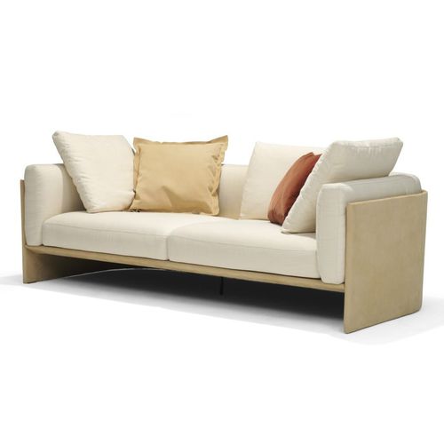 Modernes Sofa - CHELSEA - Linteloo - Stoff / Leder / mit Kissen