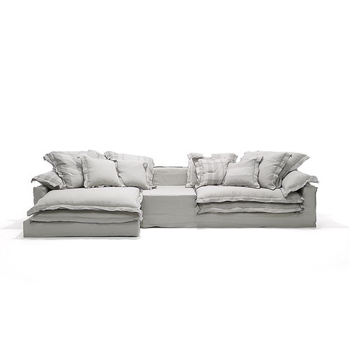 Modulsofa - JAN'S - Linteloo - modern / Stoff / Leder