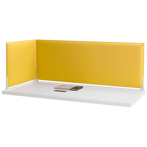 Tisch-Schallschluckplatte - CORNER  - Caimi Brevetti SpA - Polyesterfaser / doppelseitig / farbig