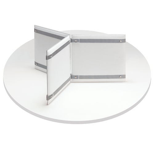Tisch-Akustikplatte - PLI DESK design Marc Sadler - Caimi Brevetti SpA - Polyester / rechteckig / farbig