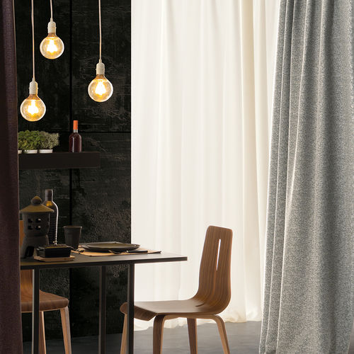 Akustikstoff - FIBER 2 LINE - Caimi Brevetti SpA - für Vorhänge / einfarbig / Polyester
