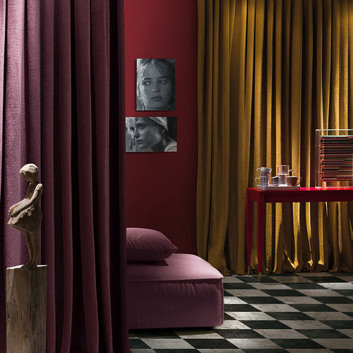 Akustikstoff - FIBER 6 VELVET - Caimi Brevetti SpA - für Vorhänge / einfarbig / Polyester