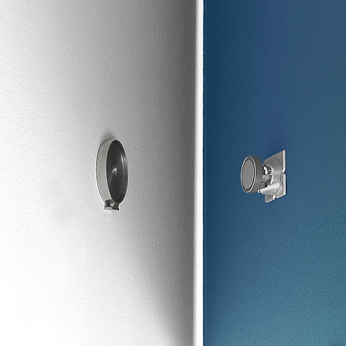 Metall-Befestigungssystem - Snowmagnet - Caimi Brevetti SpA - für Paneele / Innenbereich