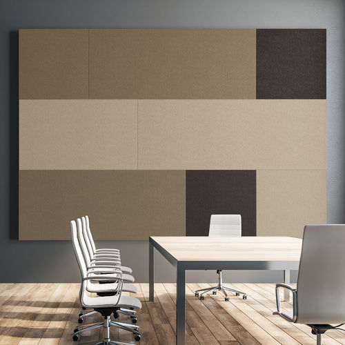Wandmontierte Schallschluckplatte - Snowcustom - Caimi Brevetti SpA - für Decke / Stoff / Polyesterfaser