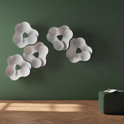 Schallschluckplatte für Decke - CLOVER design King&Miranda - Caimi Brevetti SpA - für Wand / Polyesterfaser / Stoffoptik