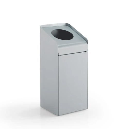 Abfallbehälter / pulverbeschichteter Stahl - RICICLO CURVE - Caimi Brevetti SpA - Epoxid / für Außenbereich / System