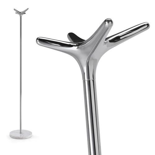 Bodenstehender Garderobenständer - LEDA - Caimi Brevetti SpA - modern / Epoxid / Chromstahl