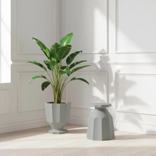 Recyclingkunststoff-Pflanzkübel - 18RMDL-GC - Caimi Brevetti SpA - Polyethylen / konisch / modern