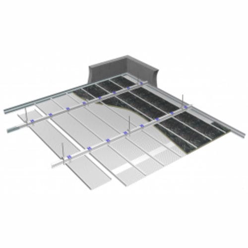 Abgehängte Decke / verzinkter Stahl - PM300 - Plafometal - in