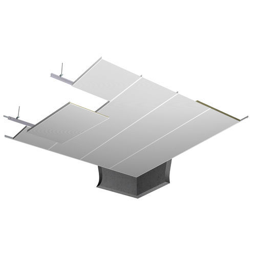 Zwischendecke / galvanisiertem Stahl - HORUS - Plafometal - Platten / für Büro / für Reinraum