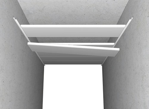 Zwischendecke / galvanisiertem Stahl - PM3 - Plafometal - Platten / für Eingangsbereich / für den Innenraum