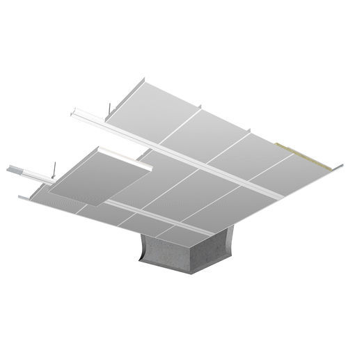 Zwischendecke / galvanisiertem Stahl - PM5 - Plafometal - Platten / für Büro / für den Innenraum