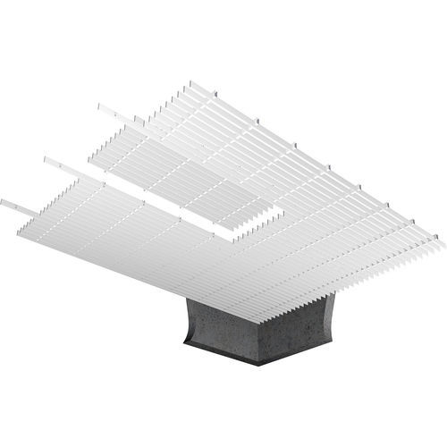 Aluminium-Zwischendecke - GRILAM I - Plafometal - Platten / für den Innenraum / flammenhemmend