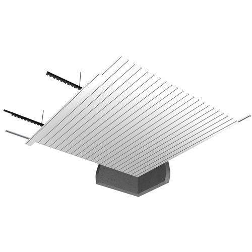 Aluminium-Zwischendecke - TYPE F - Plafometal - Lamellen / für Außenbereich / flammenhemmend