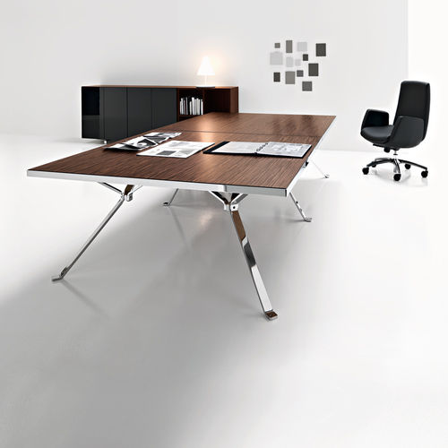 Chefschreibtisch - REVO - Manerba - modern / Holz / Metall