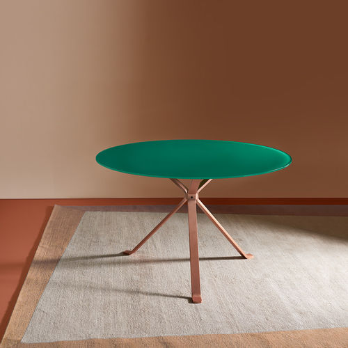 Moderner Tisch - REFLECTION - Manerba - Holz / rund / für professionellen Einsatz