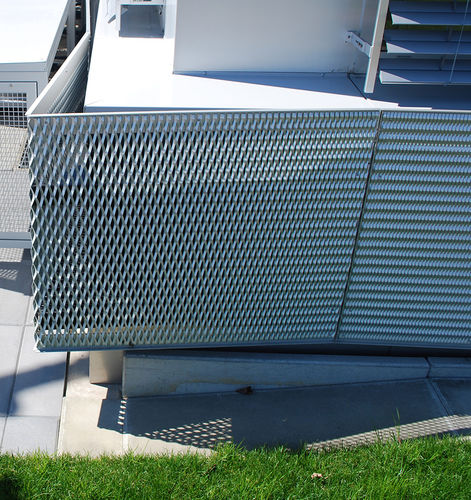 Streckmetallblech - AIRPORT  - Fils - Karbonstahl / Aluminium / für Fassadenverkleidung