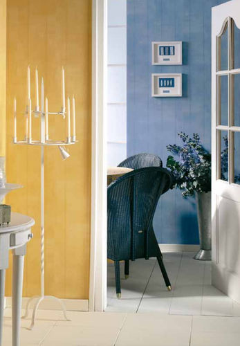 Dekorplatte für Wand - DUMAPAN® - MARCO POLO YELLOW AND BLUE SEAMLESS - Dumaplast Extrusion - PVC / Laminat / matt