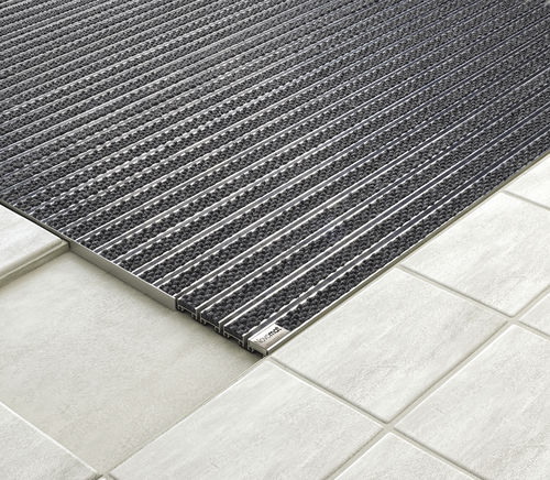 Eingangsmatte für Gewerbegebrauch - NOVOMAT® FOSA - EMAC - Aluminium / Gummi / rutschfest