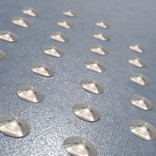 Taktiles Bodenleitsystem / mit Blindenleitsystem - Novotop Access Aluminio - EMAC