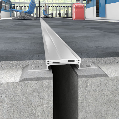 Aluminium-Dehnungsfuge - NOVOJUNTA® PRO METAL 100  - EMAC - bodenstehend