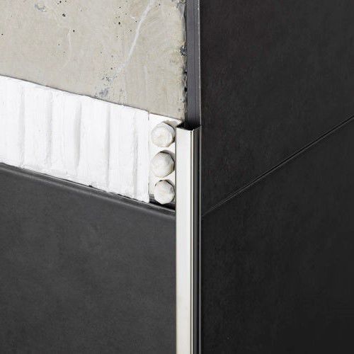 Edelstahl-Abschlussprofil - NOVOLISTEL® 3 STAINLESS STEEL - EMAC - für Trennwand