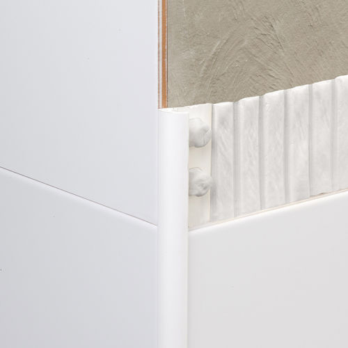 PVC-Abschlussprofil - NOVOCANTO® PVC - EMAC - für Fliesen / für Außeneckprofil / Viertelrund