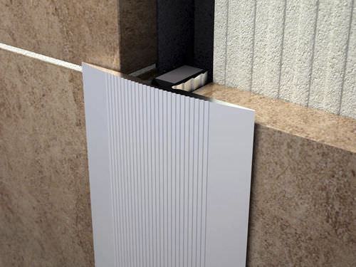 Aluminium-Dehnungsfuge - NOVOJUNTA PRO® DECOR - EMAC - für Wand