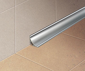 Edelstahl-Abschlussprofil - NOVOESCOCIA® 4 ACERO INOXIDABLE - EMAC - für Inneneckprofil