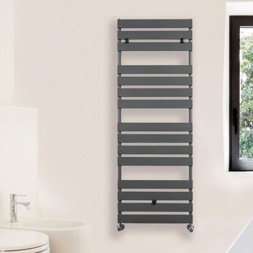 Heißwasser-Badheizkörper - RETTANGOLO - Ridea - modern / Metall / wandmontiert