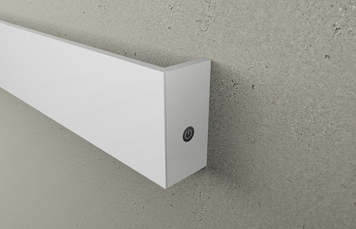 Elektrischer Badheizkörper - TOWEL BAR - Ridea - modern / Aluminium / wandmontiert