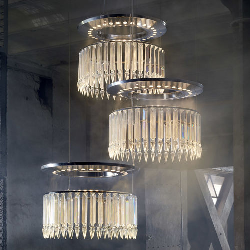 Moderner Kronleuchter - LADY CRINOLINE - Baccarat - Kristall / mit Glühlampe