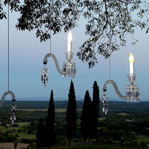 Hängelampe - FANTOME  - Baccarat - Kristall / modern / mit Kabel