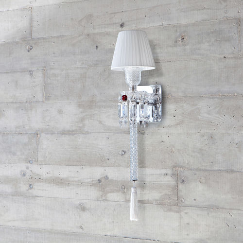 Moderne Wandleuchte - TORCH  - Baccarat - für den Innenraum / Kristall / Metall