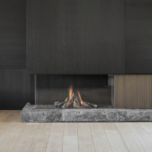 Gaskamin - AVENUE GAS HIGH EFFICIENCY - Metalfire Architectural fireplaces - Einbau / Ecken / geschlossene Feuerstelle
