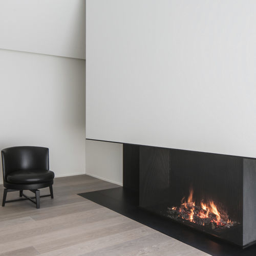 Holzkamin - UNIVERSAL 4 - Metalfire Architectural fireplaces - Einbau / mit 3 Sichtseiten / offene Feuerstelle