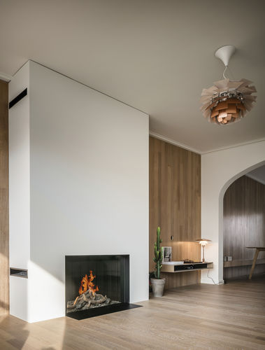Gaskamin - AVENUE GAS HIGH EFFICIENCY 7 - Metalfire Architectural fireplaces - Einbau / Einseitig / geschlossen