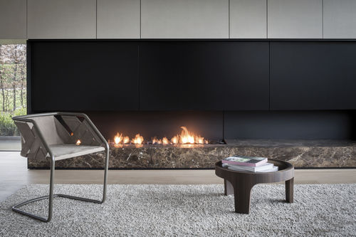 Gaskamin - URBAN GAS 20 - Metalfire Architectural fireplaces - Einbau / bodenstehend / zweiseitig