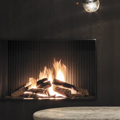 Gaskamin - URBAN GAS 16 - Metalfire Architectural fireplaces - Einbau / Einseitig / offene Feuerstelle