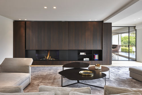 Gaskamin - AVENUE GAS HIGH EFFICIENCY 10 - Metalfire Architectural fireplaces - Einbau / Einseitig / geschlossen