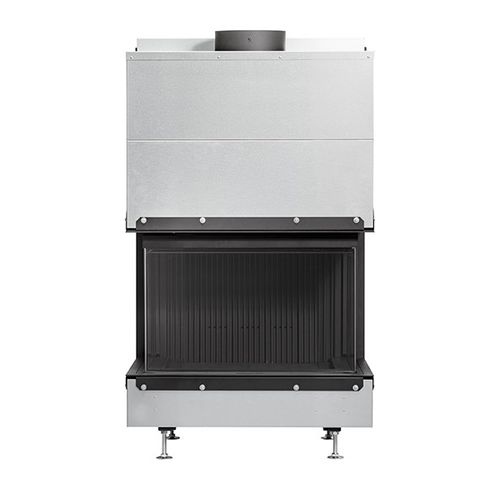 Holzkamin - ULTIME D MF 800-50 WHE 3S V20 - Metalfire Architectural fireplaces - Einbau / bodenstehend / mit 3 Sichtseiten
