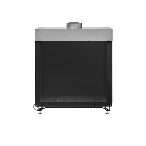 Geschlossene Feuerstelle / Gas - Avenue MF 800-75 GHE 1S - Metalfire Architectural fireplaces - mit 1 Sichtseite / Stahl / Gusseisen