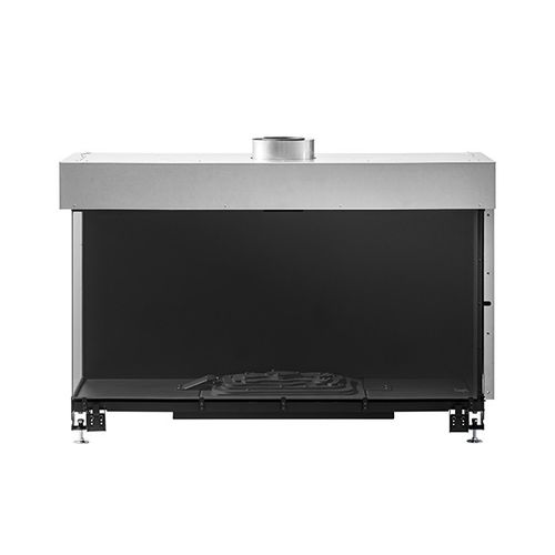Geschlossene Feuerstelle / Gas - AVENUE MF 1300-60 GHE 2S - Metalfire Architectural fireplaces - doppelseitig / Stahl / Gusseisen