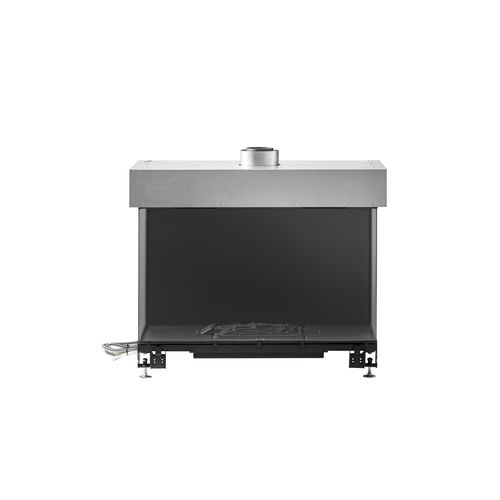 Geschlossene Feuerstelle / Gas - AVENUE PLUS MF 800-40 GHE 3S - Metalfire Architectural fireplaces - mit 3 Sichtseiten / Stahl / Gusseisen