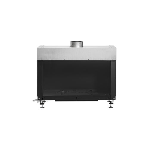 Geschlossene Feuerstelle / Gas - AVENUE PLUS MF 800-40 GHE 1S - Metalfire Architectural fireplaces - mit 1 Sichtseite / Stahl / Gusseisen