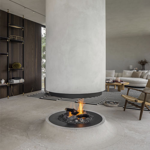 Erdgaskamin - URBAN MF G BESPOKE - Metalfire Architectural fireplaces - Propan / bodenstehend / hängend