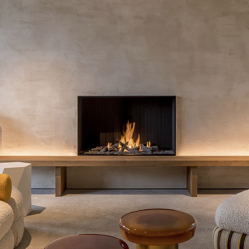 Erdgaskamin - URBAN MF 1050-75 G 1S - Metalfire Architectural fireplaces - Propan / eingebaut / bodenstehend