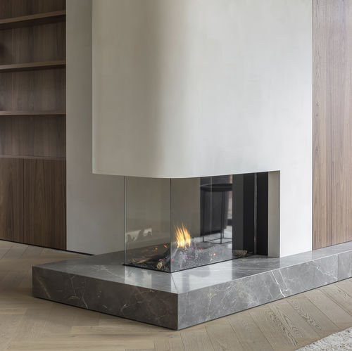 Erdgaskamin - AVENUE MF 900-60 GHE EXT 3S - Metalfire Architectural fireplaces - Propan / Einbau / bodenstehend