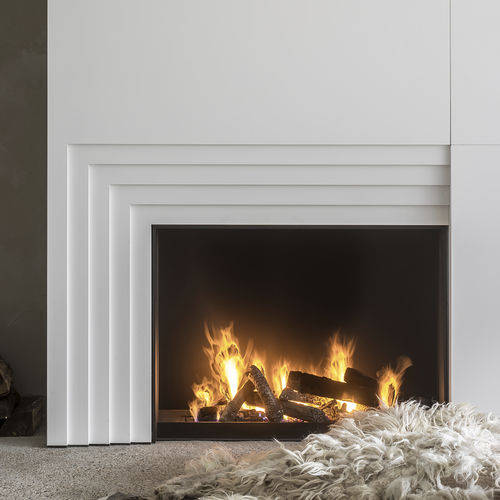 Gaskamin - URBAN MF 1050-75 G 1S - Metalfire Architectural fireplaces - Einbau / bodenstehend / zweiseitig