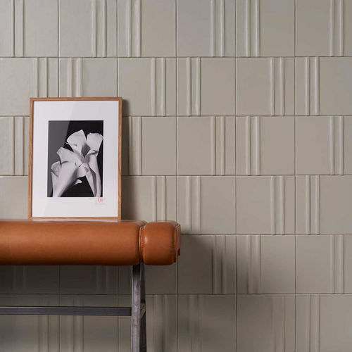 Verkleidungs-Dekorplatte - FILS : MOTIF 04 - Cuir au Carré - für Decke / Wand / für Tür